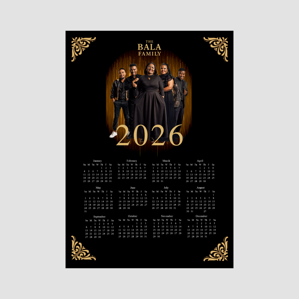 Limited 'The Bala Family' 2026 calendar