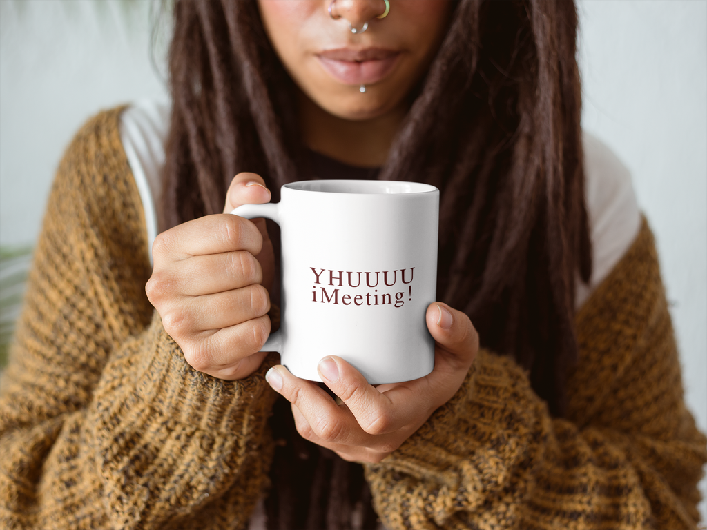 Pre-order - 'YHUUUU iMeeting' mug