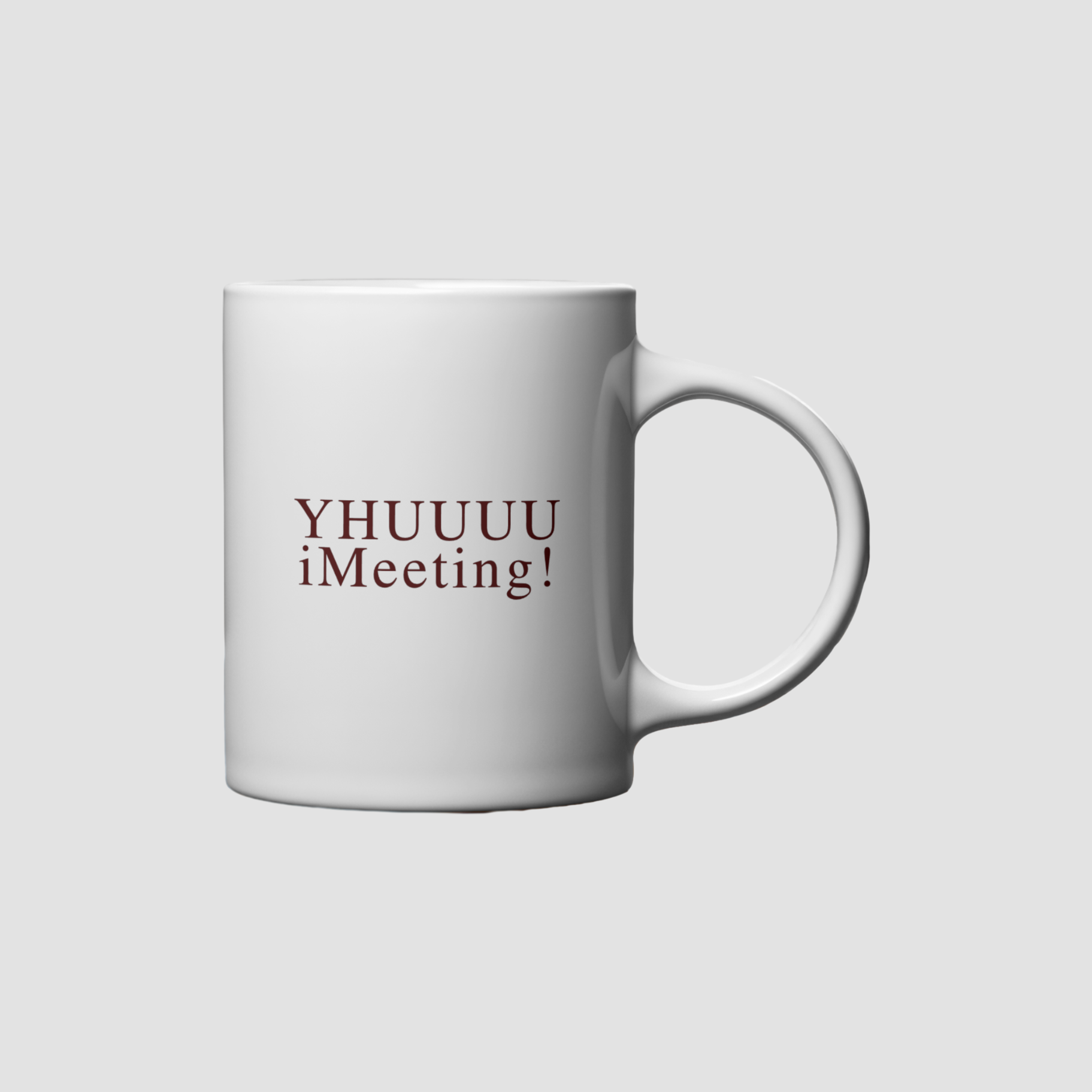 Pre-order - 'YHUUUU iMeeting' mug